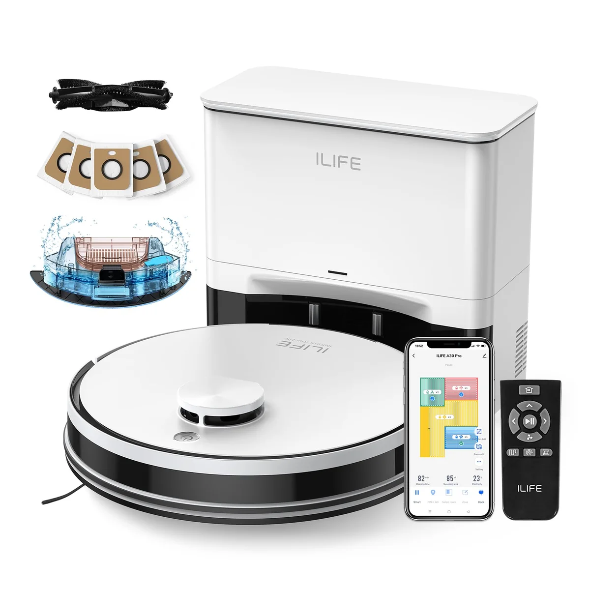 ILIFE A30 Pro Robot Vacuum and Mop